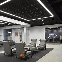 Подвесной потолок Rockfon Industrial Black A черная 600х600х20 мм