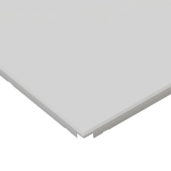 картинка Потолок подвесной Alubest кассетный оцинкованый белый board 600х600мм 