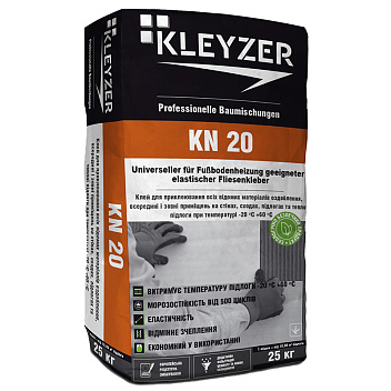 картинка Клей KLEYZER KN-20 для плитки, 25 кг 
