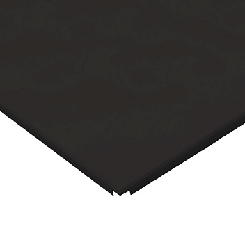 картинка Потолок подвесной Alubest кассетный оцинкованый черный board 600х600мм 